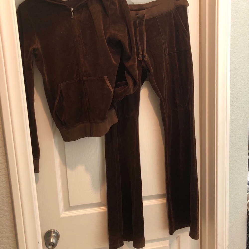 Brown Juicy Sweatsuit